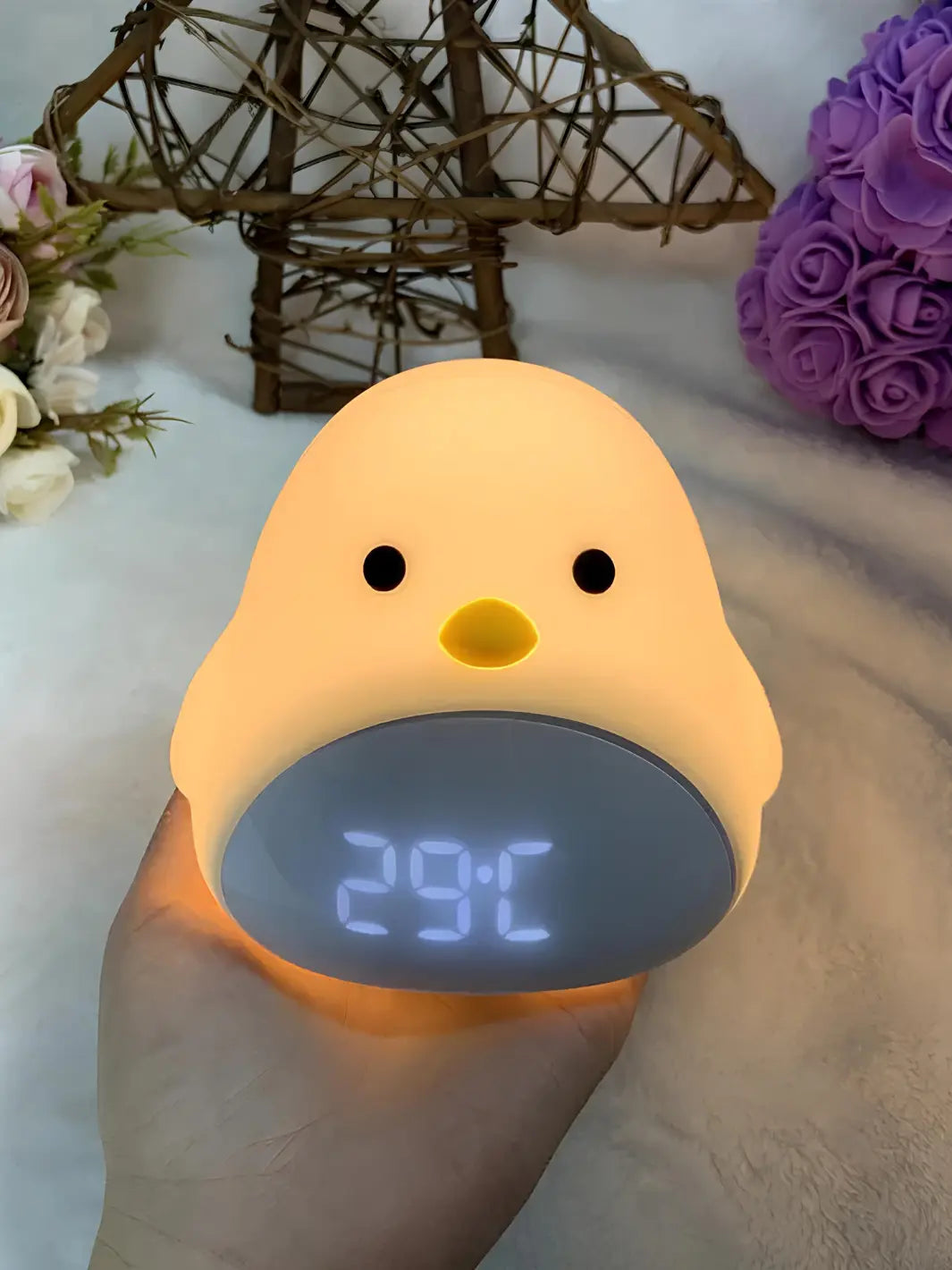 Réveil veilleuse Poussin