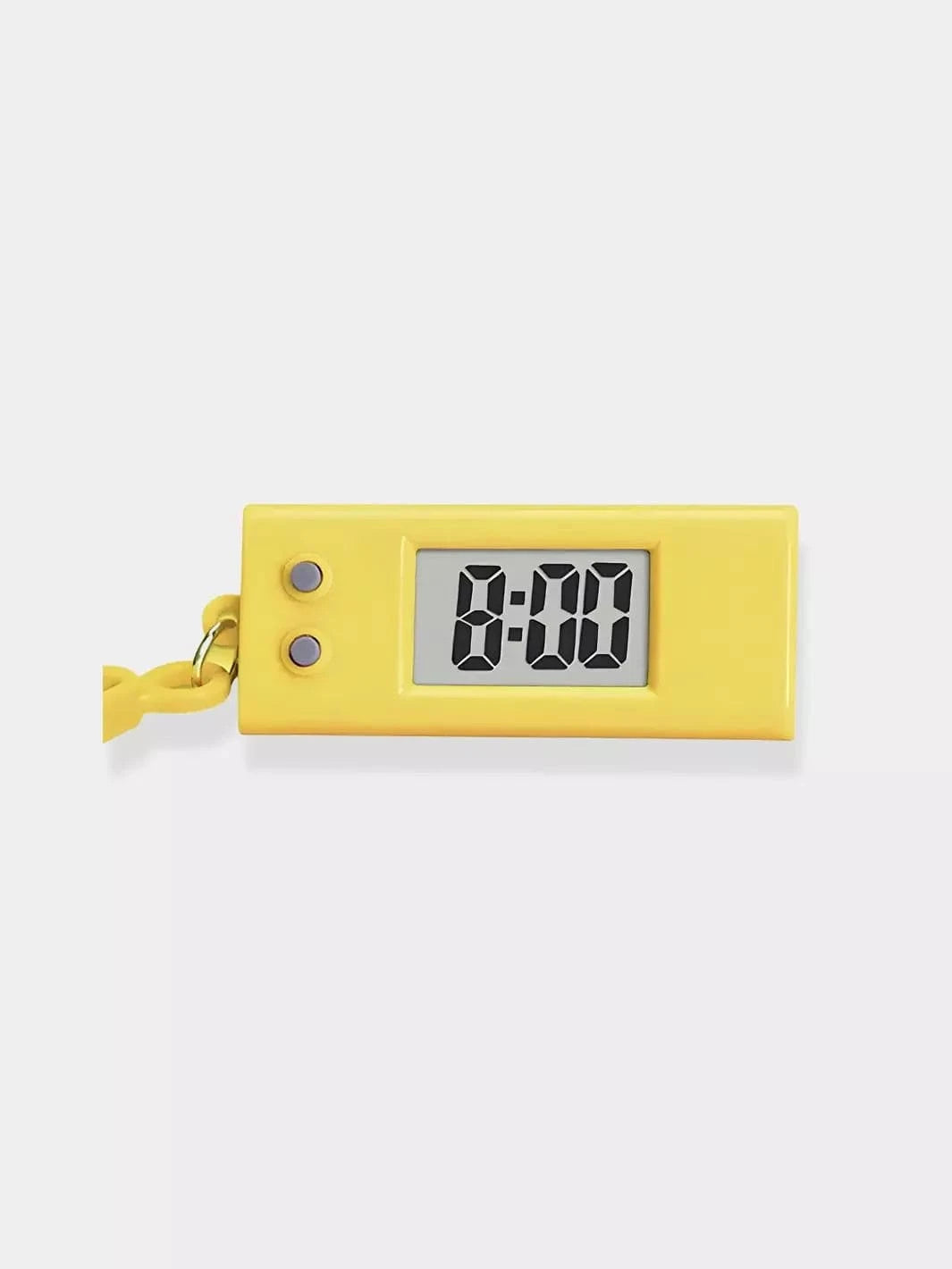 Mini réveil portable Jaune