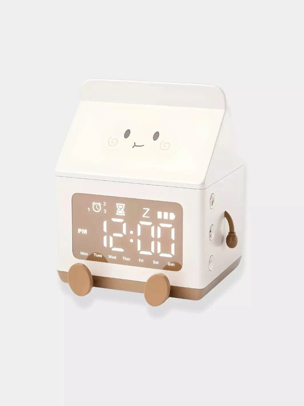 Réveil enfant 4 ans Marron