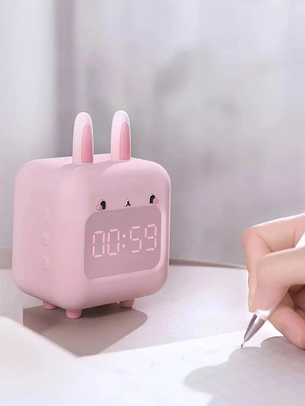 Réveil lapin mignon
