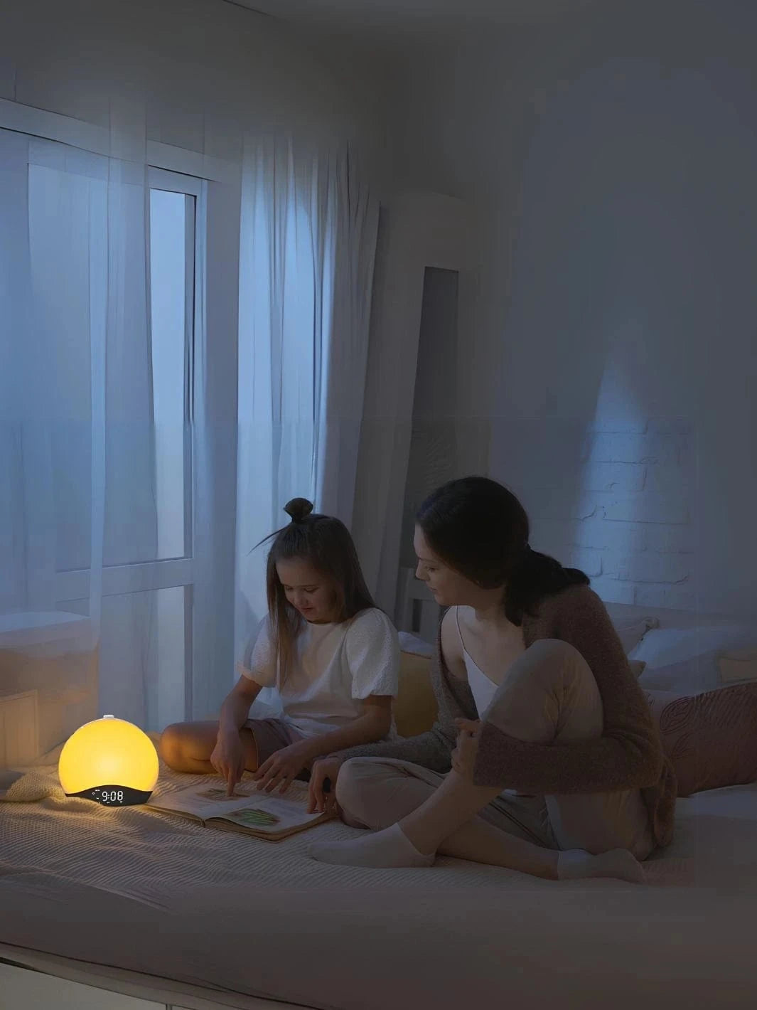 Réveil lumineux simulateur d'aube