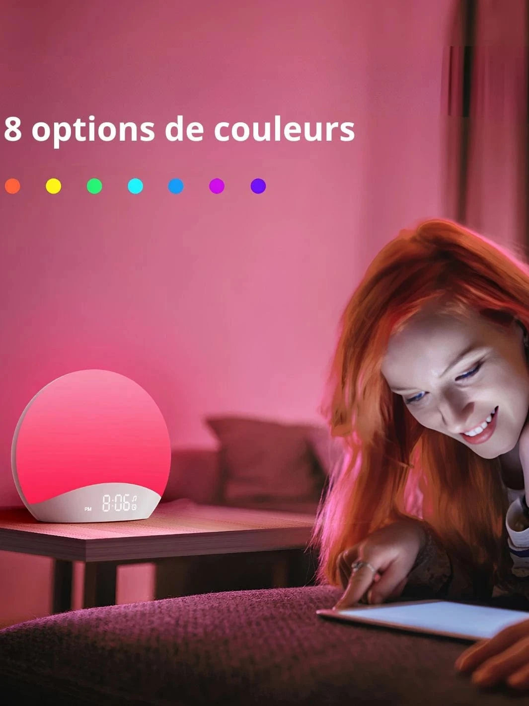Réveil lumineux simulateur d'aube
