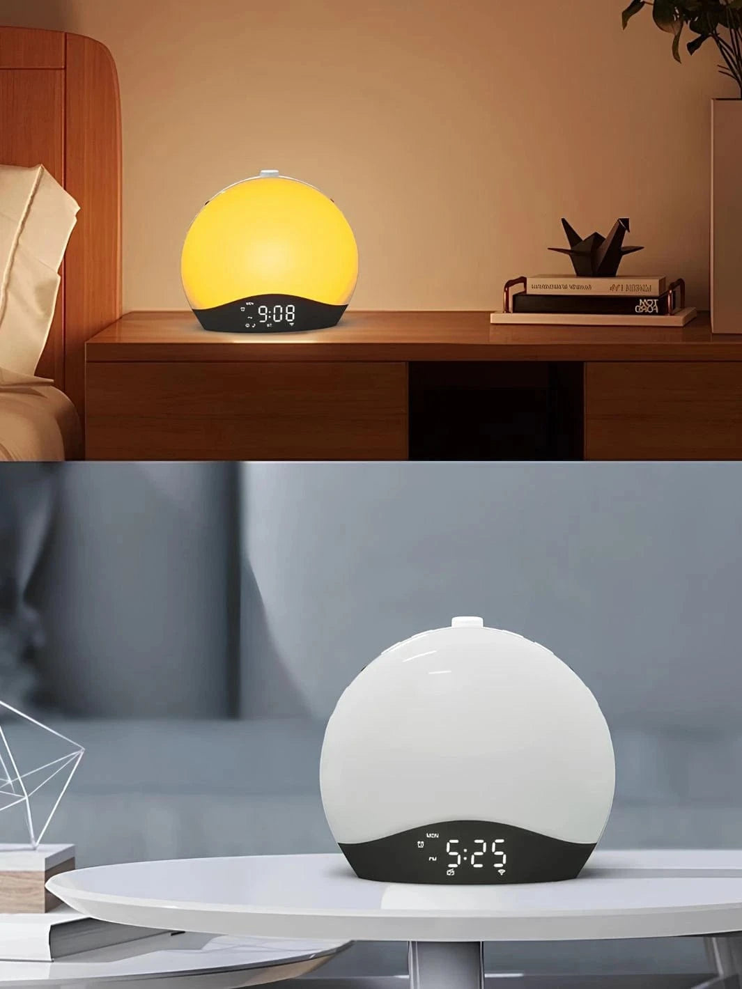 Réveil lumineux simulateur d'aube