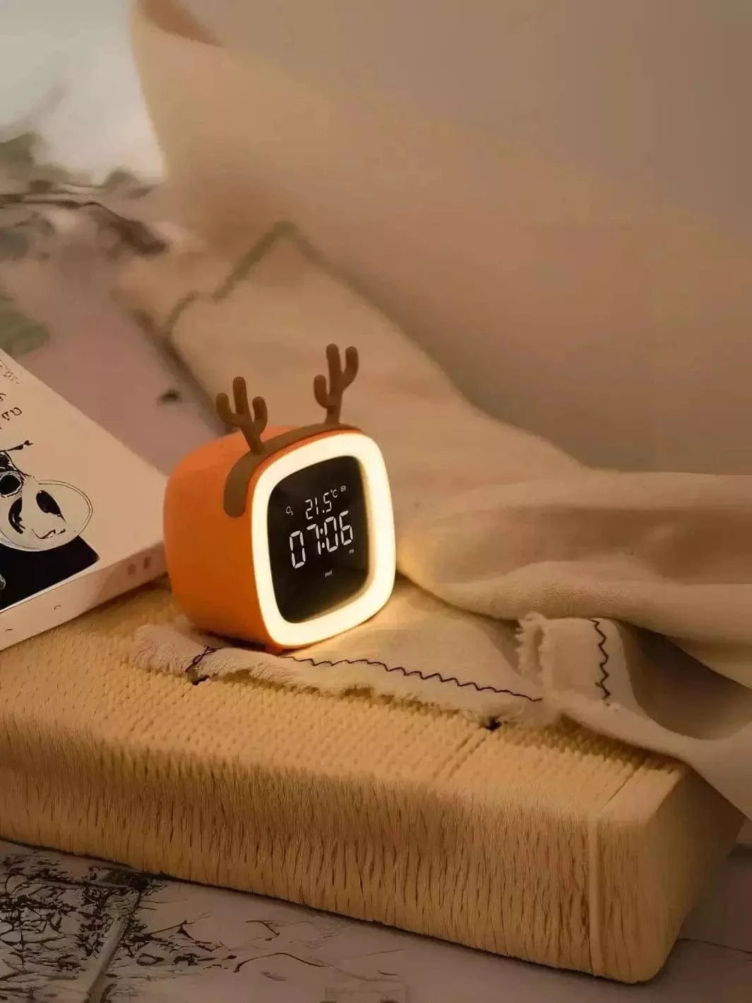 Réveil veilleuse oreilles d'antilope