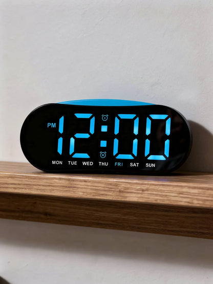 Réveil LED ovale