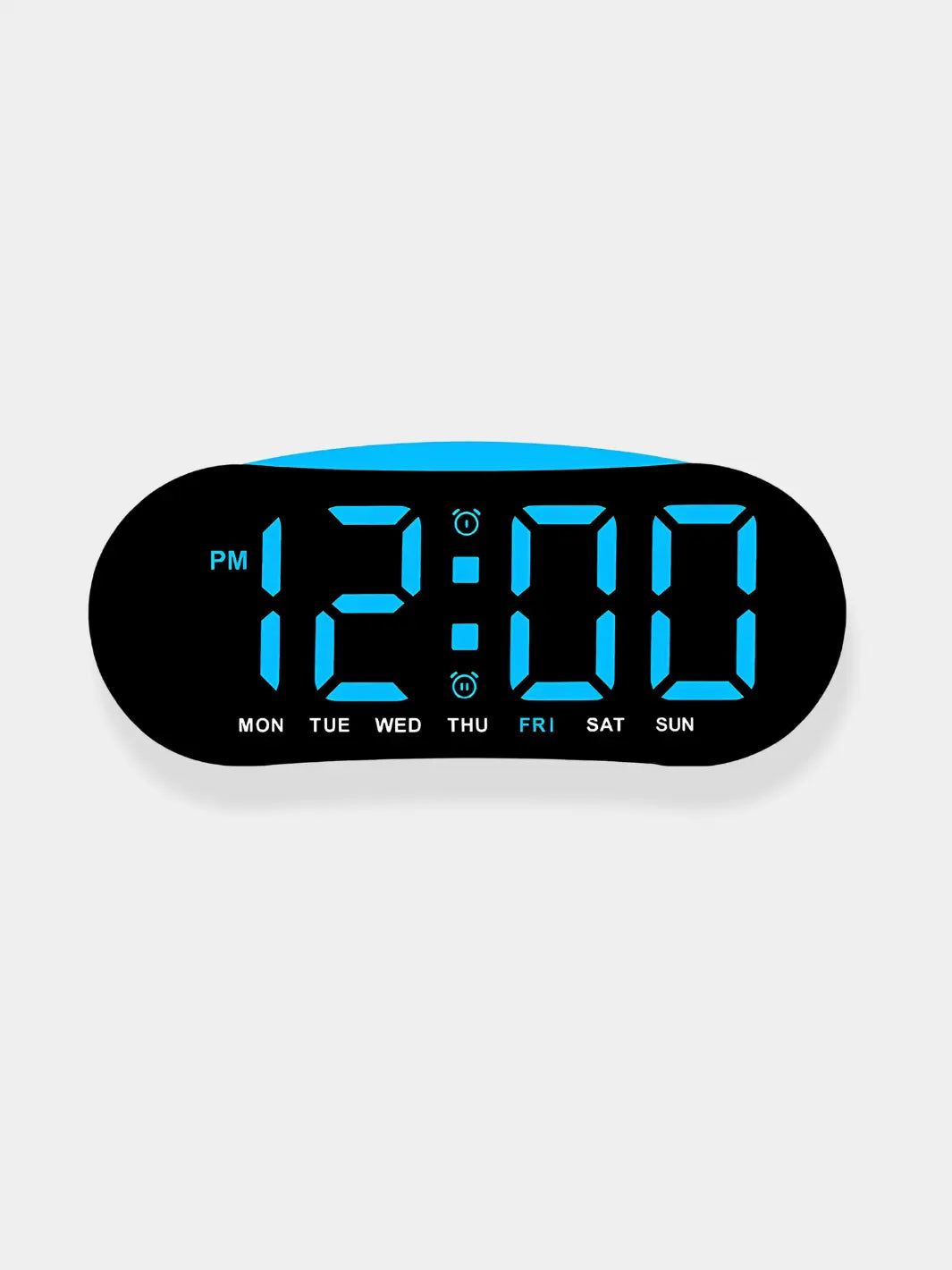 Réveil LED ovale