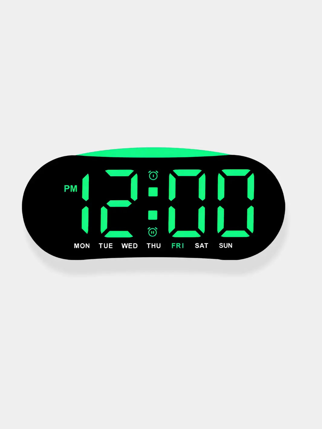 Réveil LED ovale
