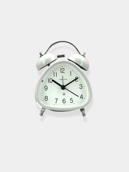 Réveil analogique vintage Gris