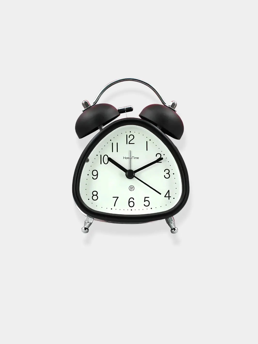 Réveil analogique vintage noir