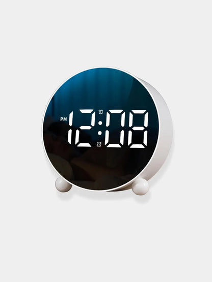 Réveil design gros chiffre blanc