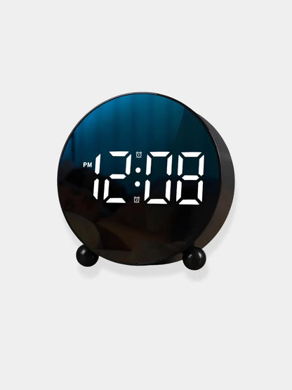 Réveil design gros chiffre noir