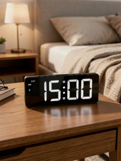 Réveil digital LED à synchronisation Bluetooth