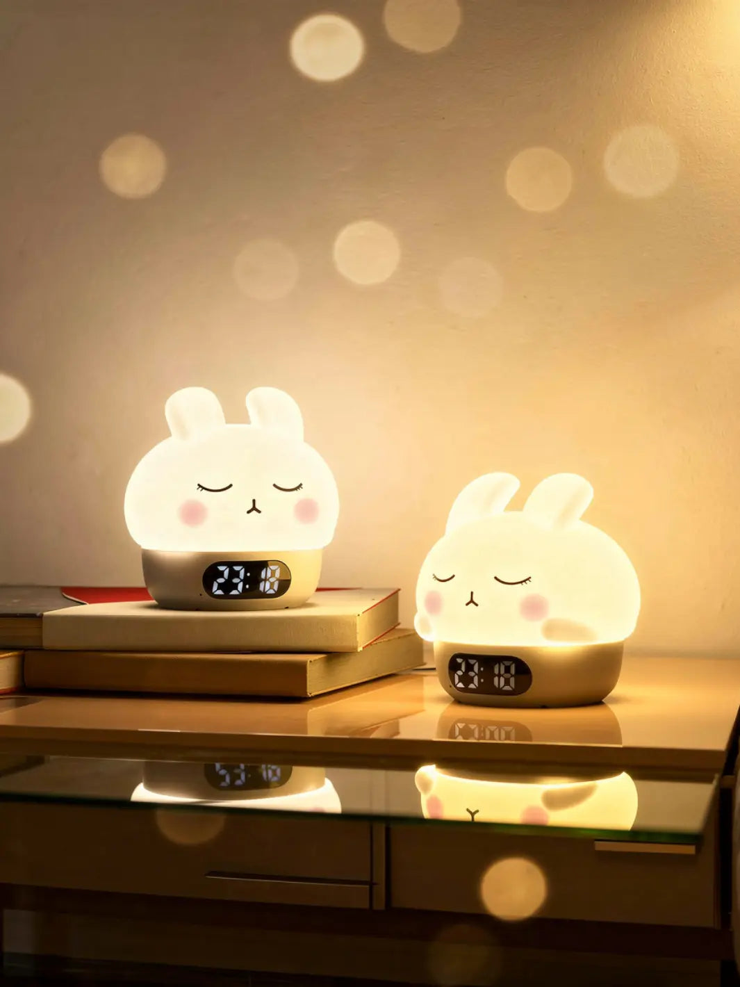 Réveil lapin lumineux