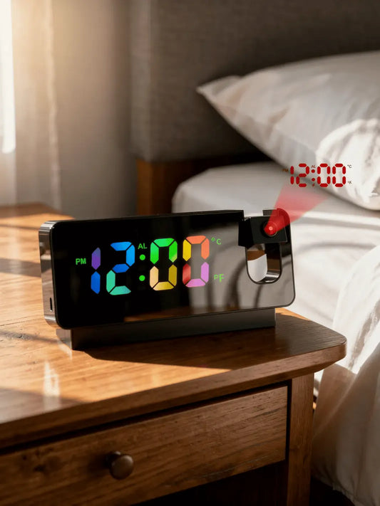 Réveil matin projecteur