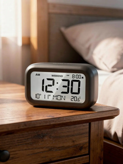 Réveil numérique rétroéclairage LCD