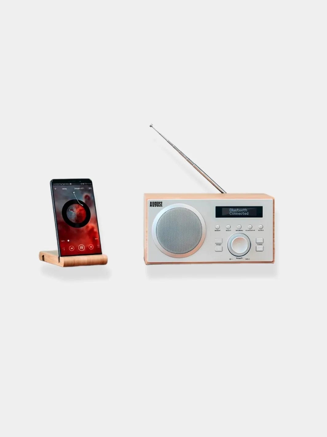 Radio réveil bluetooth