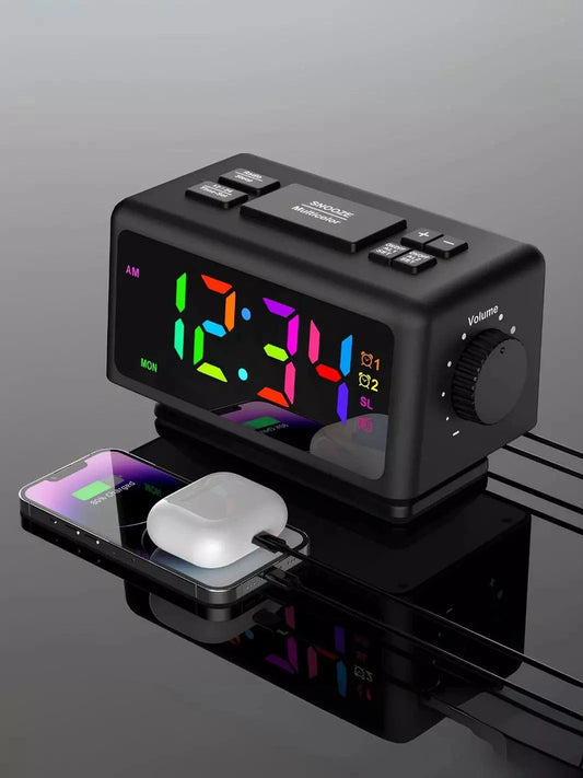 Radio réveil LED