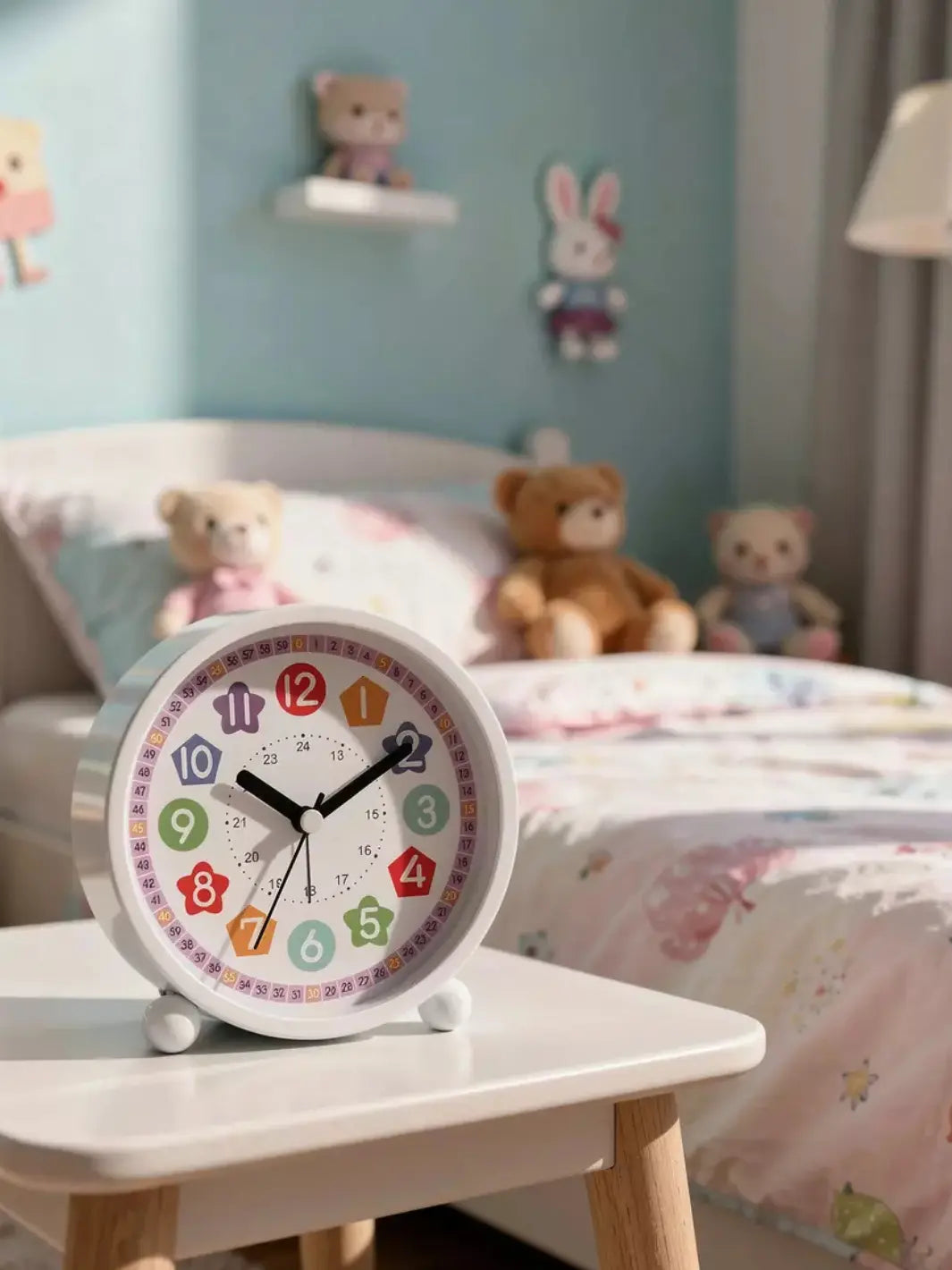 Réveil enfant aiguille éducatif