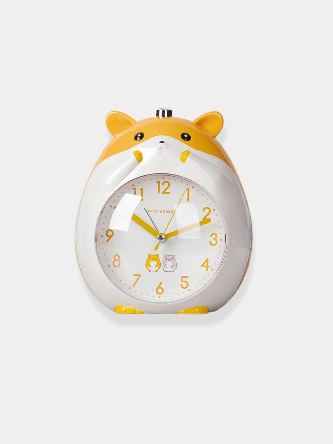 Réveil Hamster Cartoon Avec Veilleuse - Horloge De Chevet Silencieuse Pour Enfants, Bureau