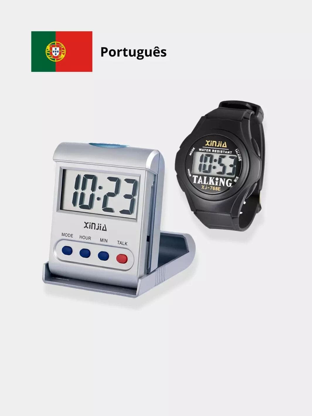 Réveil parlant Portugais