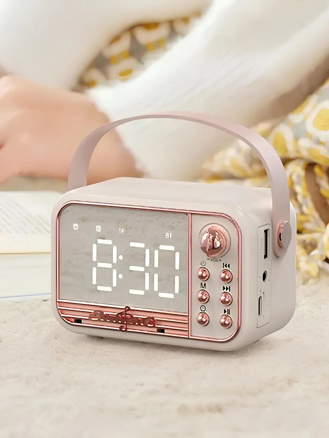 Réveil vintage portable