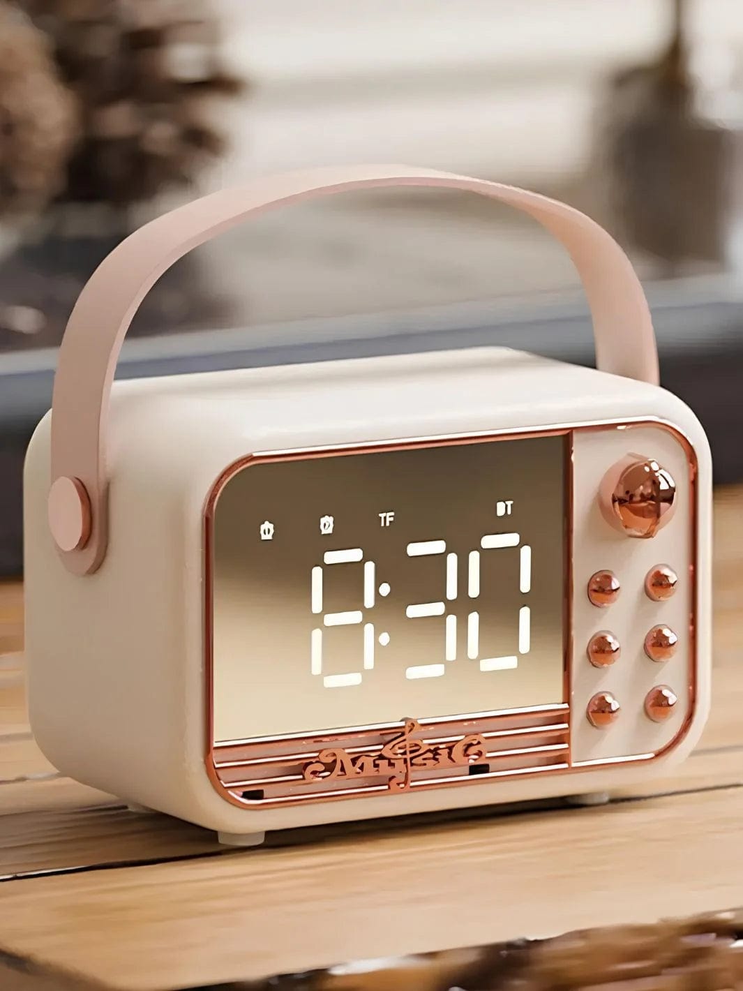 Réveil vintage portable