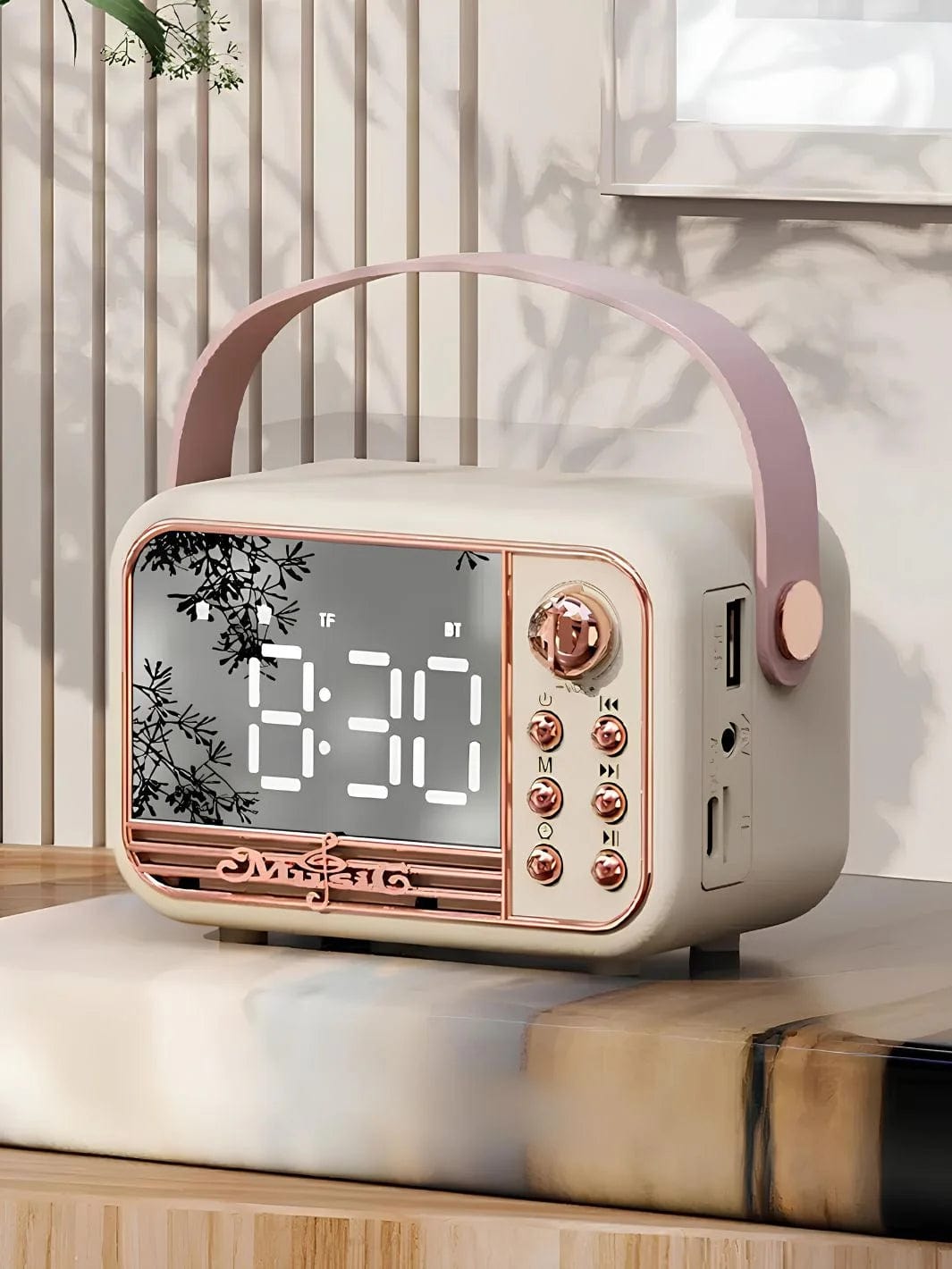 Réveil vintage portable